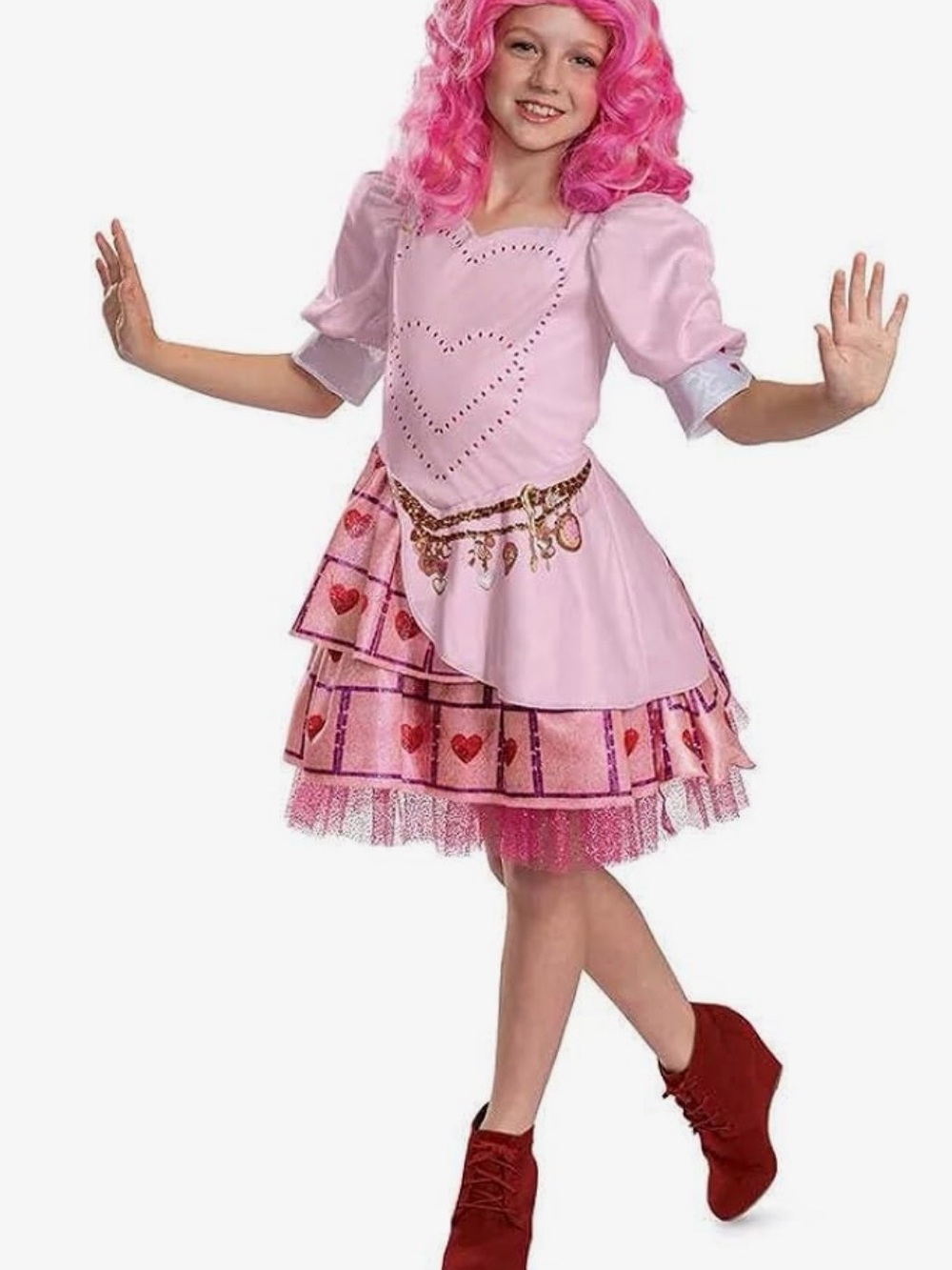 Disney Descendants: The Rise of Red Bridget Deluxe Kids' Hearts Costume
